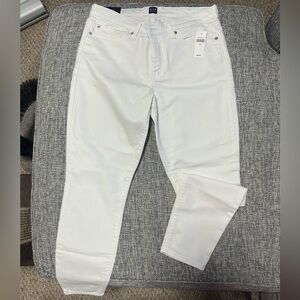 Gap White Legging Skimmer Denim Jeans